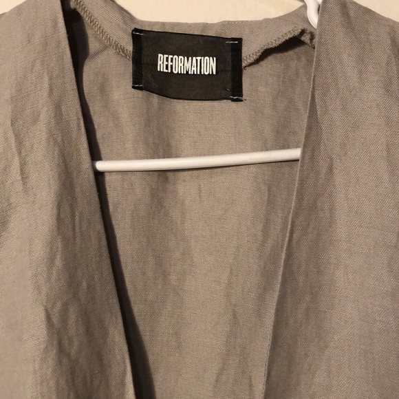 Reformation Skya Dress in Grey - Picture 3 of 5